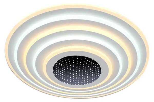 V-TAC VT-7961 Lampadario LED 125w decorativo dimmerabile effetto 3D con telecomando d50*7cm CCT 3in1 3000K+6500K - 15359