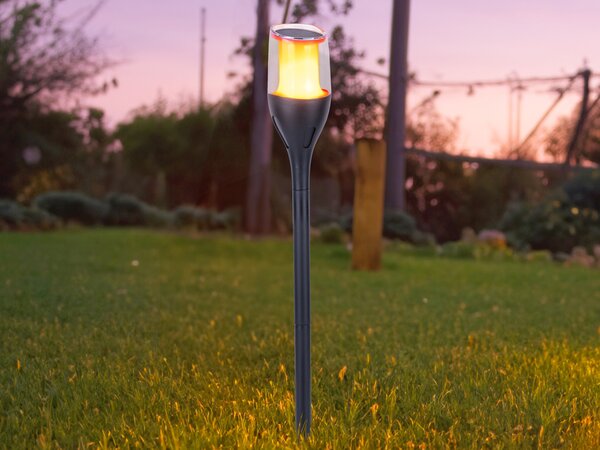 Luce solare da giardino picchetto solare lampada da esterno luce giardino torcia solare 36704