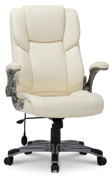 Sedia da ufficio COLAMY – Sedia ergonomica per scrivania con schienale alto, braccioli pieghevoli e funzione di inclinazione regolabile