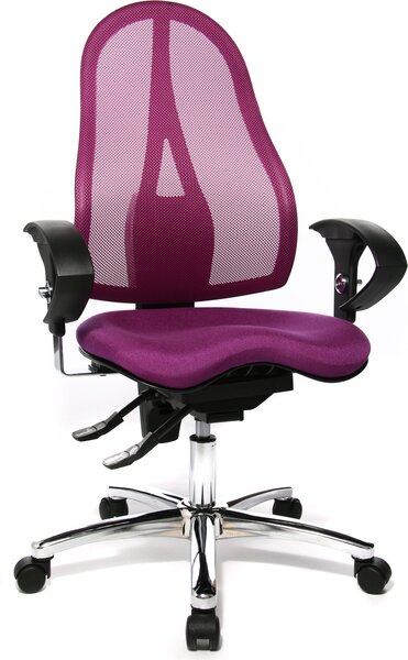 Topstar® ST19U G03 Sedia girevole fitness SITNESS 15 viola