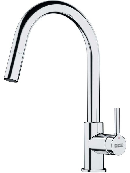 Franke Rubinetto cucina Lina con doccetta estraibile cromo