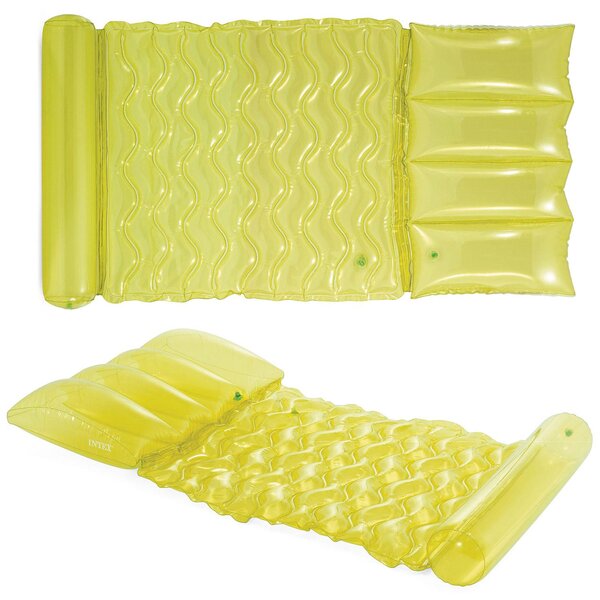 Materasso da bagno verde lime Intex 58725
