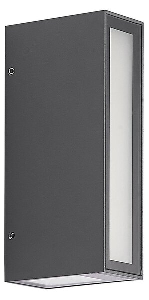Lampada da parete per esterni Prios Loriava LED in grigio scuro