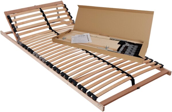 Rete a doghe BeCo Easy Star, testiera regolabile - Dimensioni: 80 x 200 cm