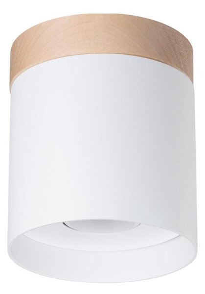 Sollux SL.1348 - Faretto RIF 1xGU10/10W/230V diametro 12 cm bianco