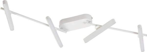 Lindby Faretto LED Eldrin, bianco, 4 luci, striscia luminosa