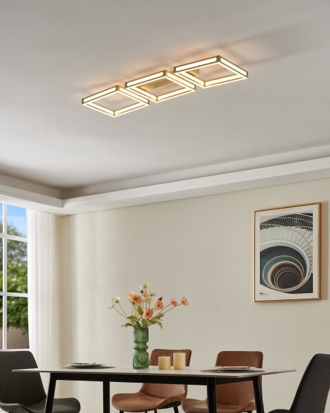 Eglo 99786 - Plafoniera LED ALTAFLOR 3xLED/11,2W/230V cromo opaco