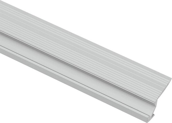 Profilo per scale per striscia LED argento 2m
