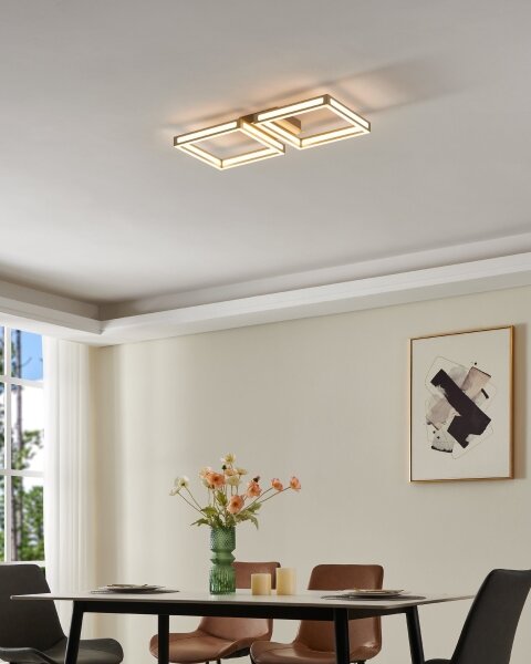 Eglo 99785 - Plafoniera LED ALTAFLOR 2xLED/11,2W/230V cromo opaco