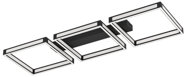 Eglo 99789 - Plafoniera LED ALTAFLOR 3xLED/11,2W/230V nero
