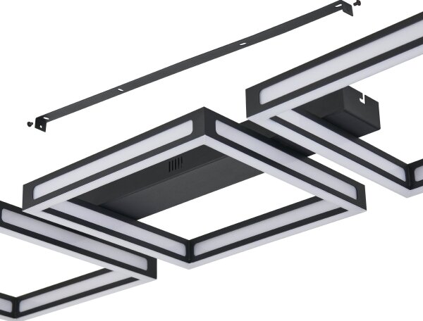 Eglo 99789 - Plafoniera LED ALTAFLOR 3xLED/11,2W/230V nero