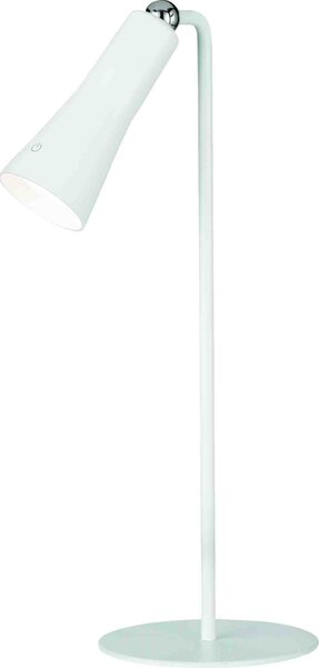 Torcia da parete da tavolo a LED, luce a morsetto, batteria ricaricabile, bianco