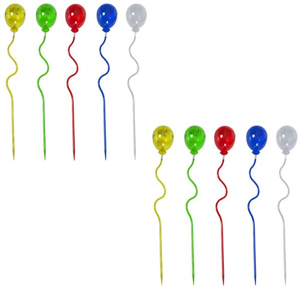 Lampada da esterno a LED, 10 luci, con interruttore a pulsante, sensore di luminosità, colorata, altezza 60 cm
