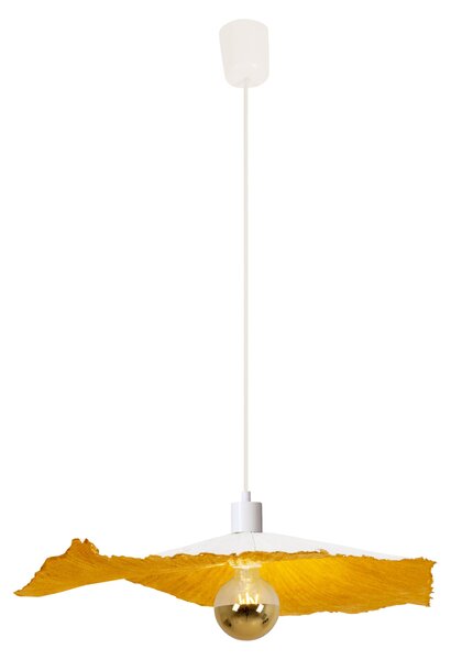 Lampada a sospensione Crazy Paper E27 Ø56cm Bianco