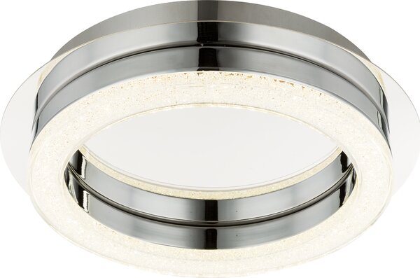 Lampada da soffitto Globo Spikur cromata, 1 LED; 49223-12