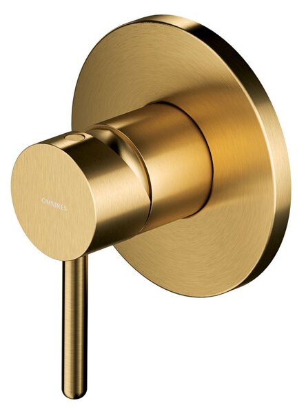 Omnires Y Y1245GLB Miscelatore doccia da incasso, oro spazzolato