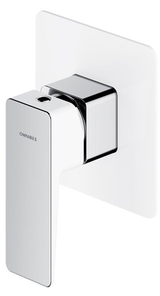 Omnires PARMA PM7445CRB Miscelatore doccia incasso, cromato-bianco