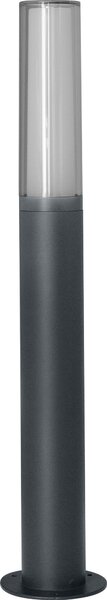 LEDVANCE Apparecchio a stelo e per sentieri a LED, apparecchio di design a forma di torcia per esterni, bianco caldo (3000K), in alluminio grigio scuro, altezza 60 cm, FARO PER LANTERNA IN STILE ENDURA
