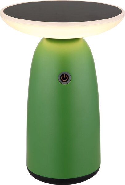 Lampada da tavolo ricaricabile a batteria lampada solare da tavolo per esterni luce solare verde LED 36625G