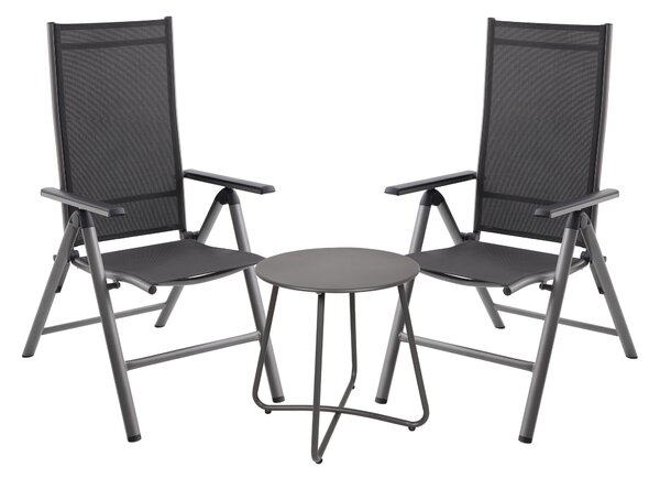 Set da balcone MARLA/VALERIA, composto da 3 pezzi