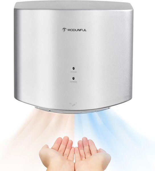 Asciugamani automatico da parete da 1400W, asciugatura rapida in 10 secondi
