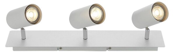 Faretto da soffitto Lindby Joffrey, 49 cm, bianco, 3 luci, GU10