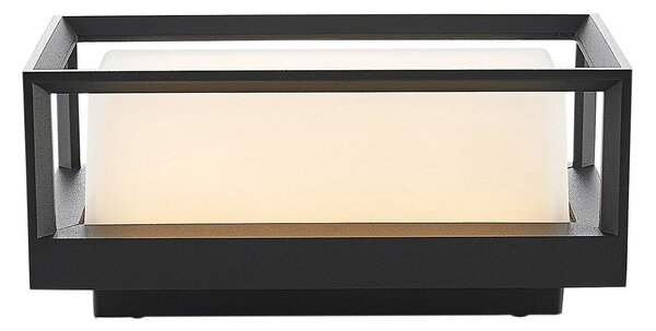 Arcchio Applique da esterno a LED Ismera, antracite/opale, IP65