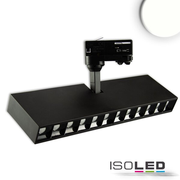 Faretto trifase a binario ottico, 35W, 45°, nero opaco, 4000K