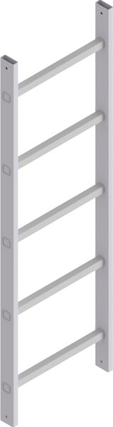 Hymer - Scala in alluminio a 5 pioli, lunghezza 1,4 m