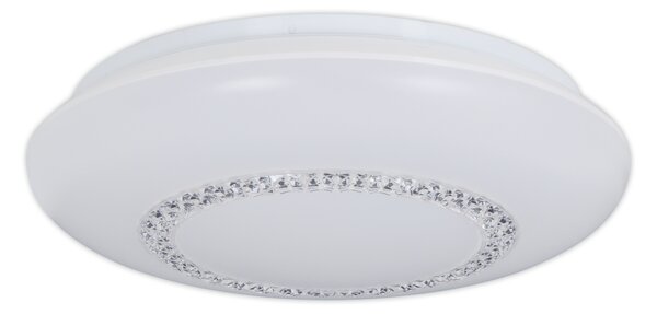 Plafoniera Näve LED "Pilsen" - Materiale: metallo, plastica, acrilico - Colore: bianco, trasparente; 1262323