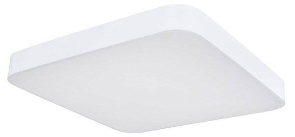 Plafoniera LED, quadrata, telecomando, L 40cm