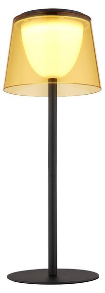 Lampada da tavolo a LED, per interni ed esterni, batteria ricaricabile, dimmer touch, H 34 cm