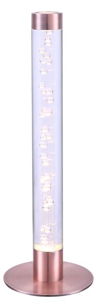 Lampada da tavolo Globo Tl color rame, 1Xled 58097T