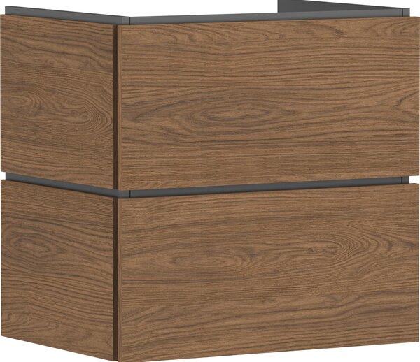 Hansgrohe Xilesa E Meuble sous-lavabo pour lavabos, 2 tiroirs PushOpen, 630x470x620mm, 54294550, 54294550