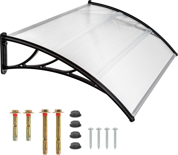 Tectake® tettoia ad arco 150 x 93 cm