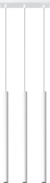 Lampada a sospensione stretta in metallo a 3 luci G9 moderno bianco cucina tavolo da pranzo soggiorno lampada a sospensione