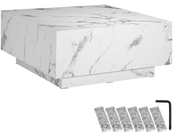 Tavolino tectake® Lasley con protezione del pavimento, portata 45 kg