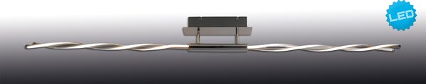 Plafoniera Näve LED - Materiale: metallo, plastica - Colore: cromo, alluminio; 1266242