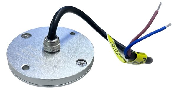 Segnapasso calpestabile Led 12V 4W a superfice Rotondo Doppia emissione Argento IP65 Bianco neutro 4000K Wisdom