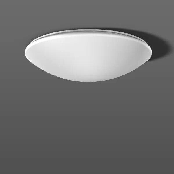 RZB Flat Polymero, 38 W, 4050 lm, 840, bianco, lampade da soffitto e da parete on/off, D 620 H 160, 116°, plastica (PMMA) opalina 311557.002.5