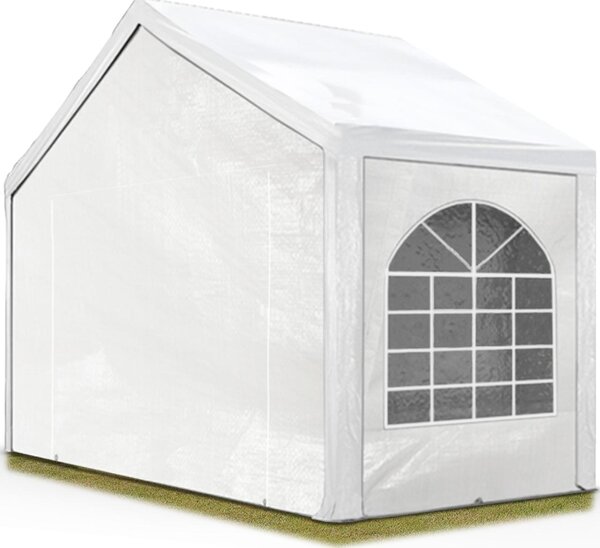 TOOLPORT Tendone per feste 3x2 m Gazebo party per sagre, mercati 450 N bianco impermeabile protezione UV