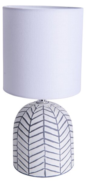 Lampada da tavolo, Vetroceramica, bianco, H 27,5 cm