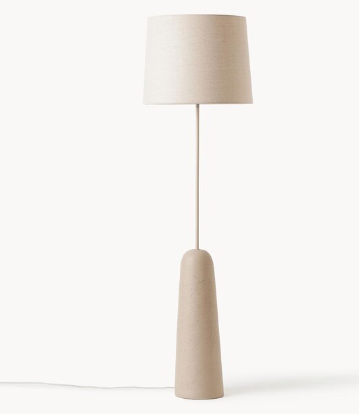 Lampada da terra con base in cemento Kaya