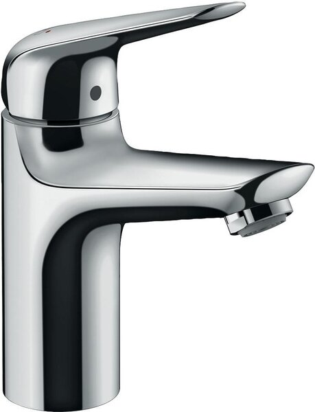 Miscelatore monocomando per lavabo, modello 100 NOVUS, DN 15, per scaldabagni aperti, finitura cromata