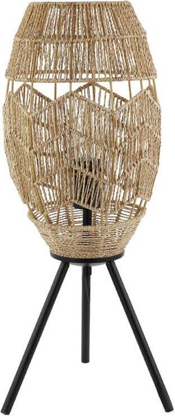 HOME DELUXE Lampada da tavolo in iuta KIKO - Natura | Lampada da tavolo Boho, Lampada da tavolo Scandi, Lampada da tavolo in iuta