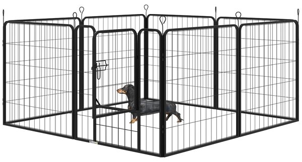 PawHut Recinto per cuccioli personalizzabile in metallo