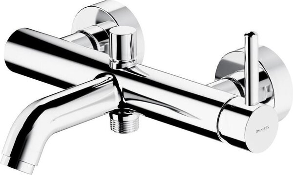 Omnires Y Y1230CR Rubinetto per vasca da bagno, cromato