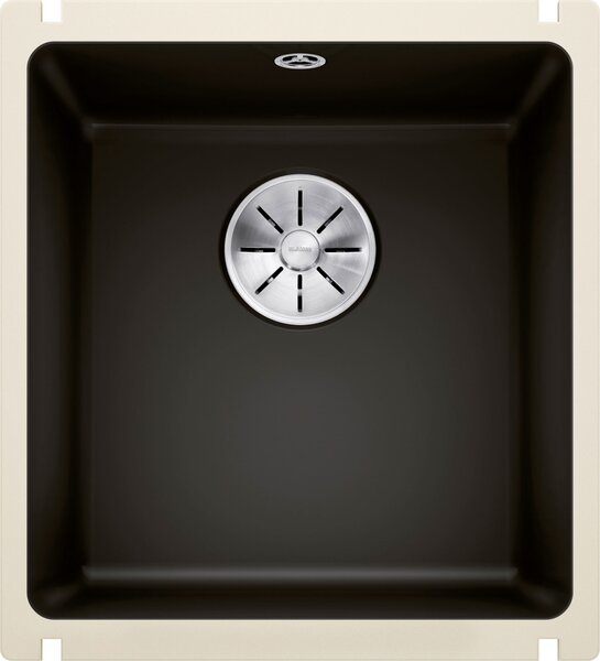 Lavello in Vetroceramica Blanco SUBLINE 375-U 456 x 414 mm nero 523732