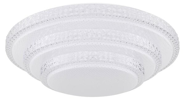 Plafoniera LED intelligente, telecomando, dimmerabile, D 49,5 cm