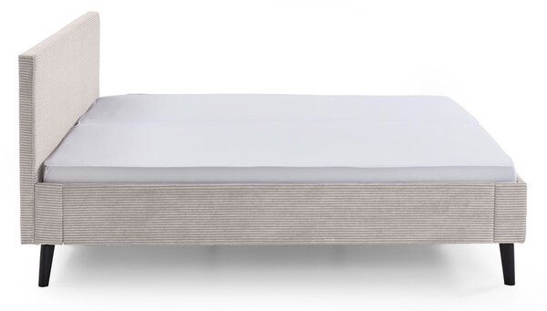 Letto matrimoniale imbottito beige rete non inclusa 180x200 cm Avola – Meise Möbel